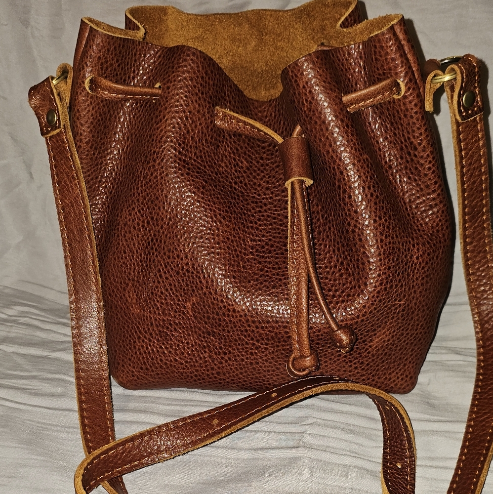Portland Leather Goods bucket bag